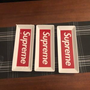 2014 Supreme anniversary box logo ceramic tray